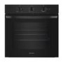 Refurbished Indesit Click&Clean Electric Single Oven - Black