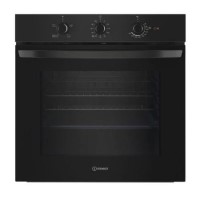 Refurbished Indesit Click&Clean Electric Single Oven - Black
