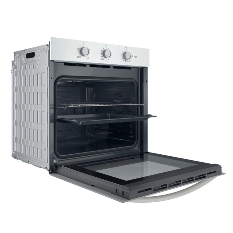 Refurbished Indesit Click&Clean Electric Single Oven - White