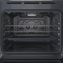 Refurbished Indesit Click&Clean Electric Single Oven - Stainless Steel