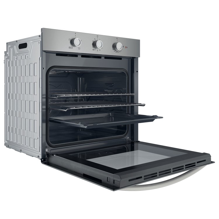 Indesit IO232HXUK Electric Conventional Single Oven - Stainless Steel  
