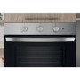 Indesit IO232HXUK Electric Conventional Single Oven - Stainless Steel  