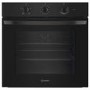 Refurbished Indesit Click&Clean Electric Single Fan Oven - Black