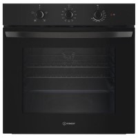 Refurbished Indesit Click&Clean Electric Single Fan Oven - Black