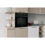 Refurbished Indesit Click&Clean Electric Single Fan Oven - Black