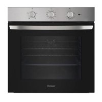 Refurbished Indesit IO233XUK Click&Clean Electric Single Oven - Stainless Steel