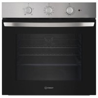 Indesit IO233XUK Click&Clean Electric Single Oven - Stainless Steel  