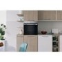 Refurbished Indesit IO233XUK Click&Clean Electric Single Oven - Stainless Steel