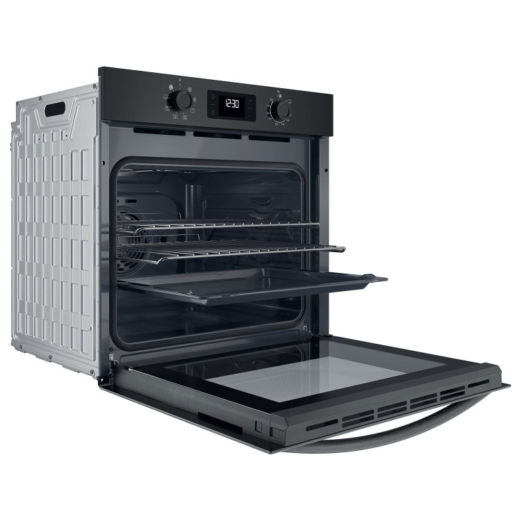 Indesit IO253BUK Turn&Go Electric Fan Single Oven - Black  