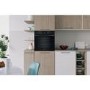 Indesit Turn&Go Electric Single Oven - Black