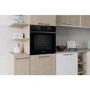Refurbished Indesit Turn&Go IO 253 B UK Electric Single Fan Oven - Black