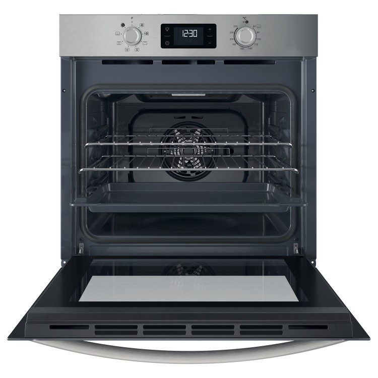 Indesit IO253XUK Turn&Go Electric Single Oven - Stainless Steel  