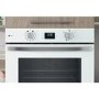 Indesit IO258HSWUK Turn&Go Steam Electric Single Oven - White