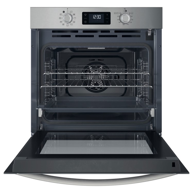 Indesit IO278P1XUK Turn&Go Electric Single Oven - Stainless Steel  
