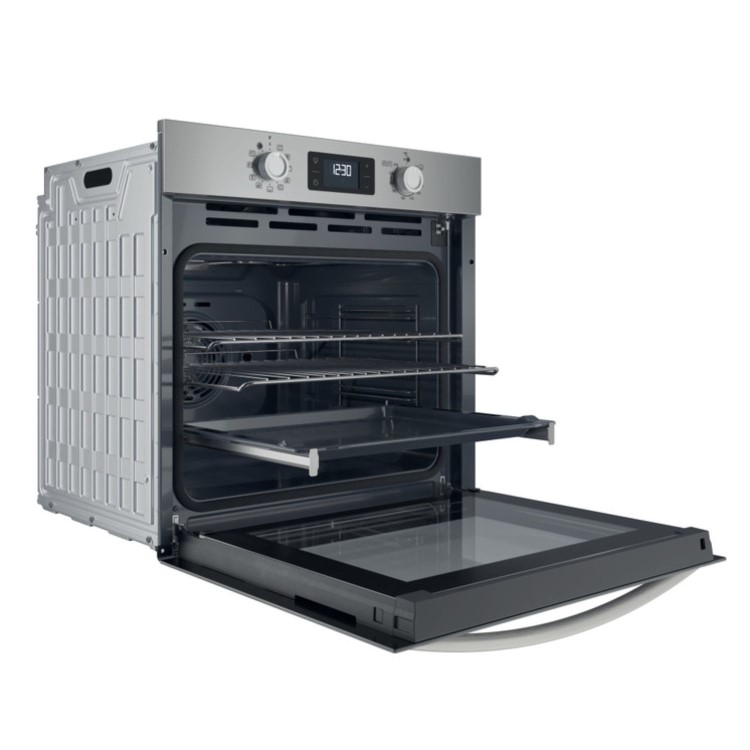 Indesit Turn&Go Electric Single Oven - Stainless Steel