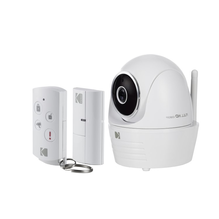 Kodak IP101WG Security Camera Full HD Starter Kit Edition with Door Sensor and Remote Control