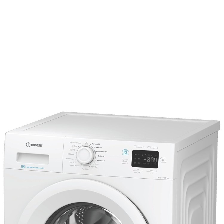 Indesit Push&Go 10kg 1400rpm Washing Machine - White