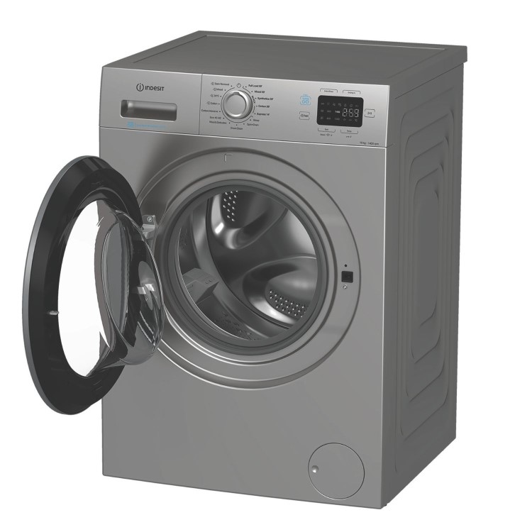 Indesit Push&Go 10kg 1400rpm Washing Machine - Silver