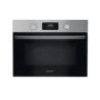 Refurbished Indesit Built-In Microwave & Grill - Stainless Steel