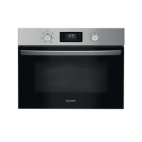 Refurbished Indesit Built-In Microwave & Grill - Stainless Steel