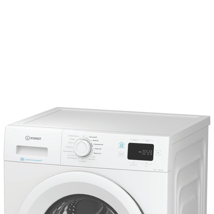Indesit Push&Go 8kg 1400rpm Washing Machine - White