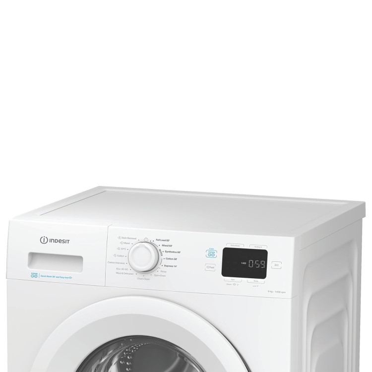 Indesit Push&Go 9kg 1400rpm Washing Machine - White