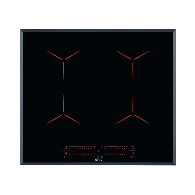 Refurbished AEG IPE64551FB 60cm 4 Zone Induction Hob with Dual Bridge Zones