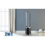 38 inch Quiet Pure Cool Bladeless HEPA Purifying Tower Fan with Remote Control Timer and Oscillation - Black