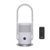 GRADE A1 - Quiet Pure Cool Bladeless HEPA & UV Purifying Tower Fan Smart WiFi Alexa RC Timer and Oscillation