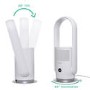 GRADE A1 - Quiet Pure Cool Bladeless HEPA & UV Purifying Tower Fan Smart WiFi Alexa RC Timer and Oscillation