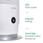 GRADE A1 - Quiet Pure Cool Bladeless HEPA & UV Purifying Tower Fan Smart WiFi Alexa RC Timer and Oscillation