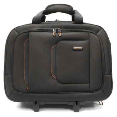 electriQ Globetrotter Roller Laptop Carry Case 17.3" Black