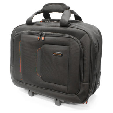 electriQ Globetrotter Roller Laptop Carry Case 17.3" Black