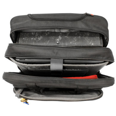 electriQ Globetrotter Roller Laptop Carry Case 17.3" Black