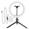10&quot; LED Ring Light with Tripod Stand Phone Holder and Remote - electriQ