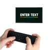 Ex Display - electriQ 3-in-1 Magic Remote with Wireless Keyboard and Air Mouse plus Voice Input for Smart TV Android PC Laptop