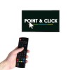 GRADE A1 - electriQ 3-in-1 Magic Remote with Wireless Keyboard and Air Mouse plus Voice Input for Smart TV Android PC Laptop