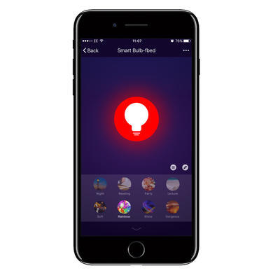 electriQ Smart Lighting Colour Wifi Bulb with E27 screw ending - Alexa & Google Home compatible - 5 Pack