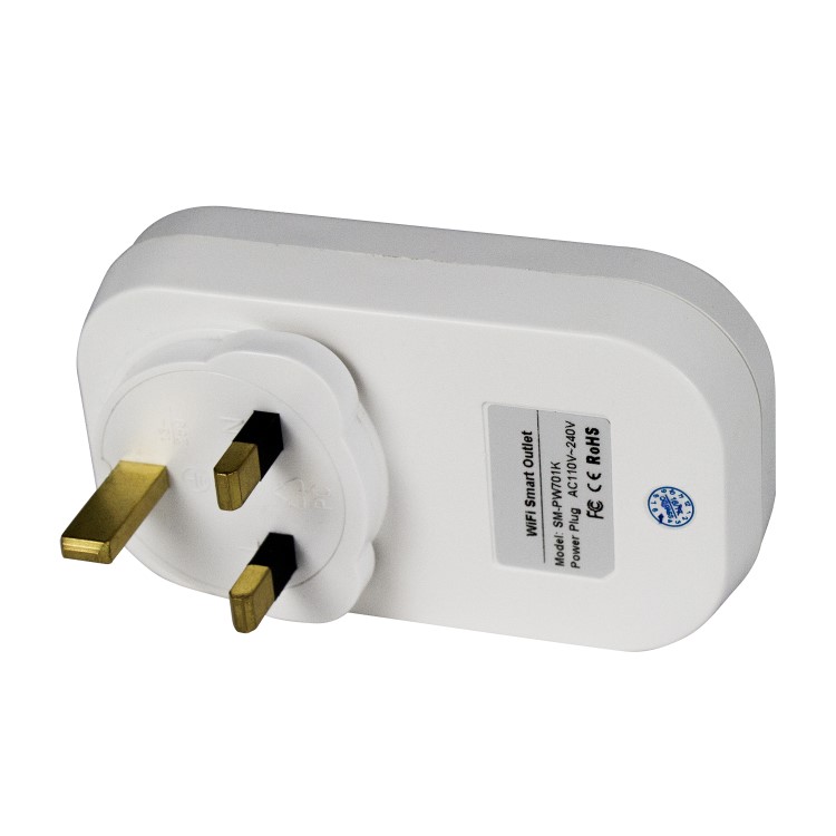 electriQ Smart Plug - Remote control your Mains Plugs from anywhere - Alexa/Google Home compatible