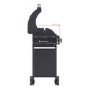 Boss Grill Kentucky Premium - 6 Burner Gas BBQ Grill with Side Burner - Black