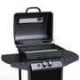 Refurbished Boss Grill Louisiana - 2 Burner Gas BBQ Grill with Side Burner - Black