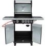 Refurbished Boss Grill Alabama Elite - 3 Burner Gas BBQ Grill with Side Burner - Black