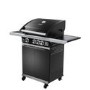 Refurbished Boss Grill Alabama Elite - 3 Burner Gas BBQ Grill with Side Burner - Black