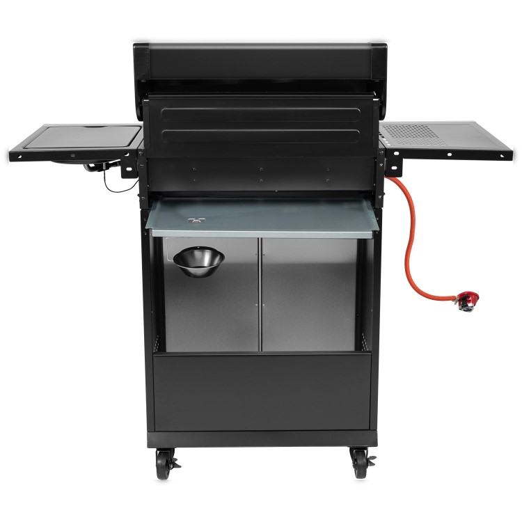 Refurbished Boss Grill Alabama Elite - 3 Burner Gas BBQ Grill with Side Burner - Black