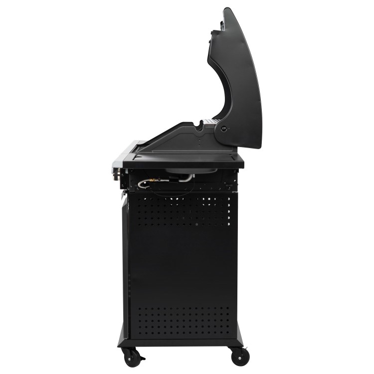 Refurbished Boss Grill Alabama Elite - 3 Burner Gas BBQ Grill with Side Burner - Black