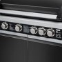 Boss Grill Alabama Elite - 4 Burner Gas BBQ Grill with Side Burner - Black