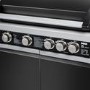 Boss Grill Alabama Elite - 4 Burner Gas BBQ Grill with Side Burner - Black