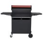 Boss Grill Kentucky Premium - 4 Burner Gas BBQ Grill with Side Burner - Red