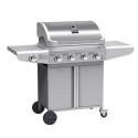 A1/IQBBQ4BSEN Refurbished Boss Grill Kentucky Premium - 4 Burner Gas BBQ Grill with Side Burner - Stainless Steel