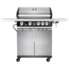 Boss Grill IQBBQ4BSS Alabama Elite - 4 Burner Gas BBQ with Side Burner - Stainless Steel    